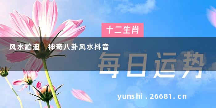 风水蹦迪 神奇八卦风水抖音